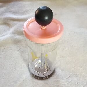 DAZEY Pink and Black MIX ER ATOR French Press Coffee Maker EUC